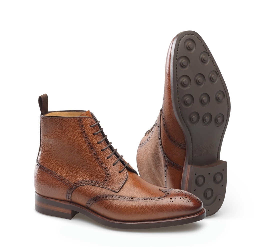 Lace-Up Boots - Whindersson Grain 100 Havane